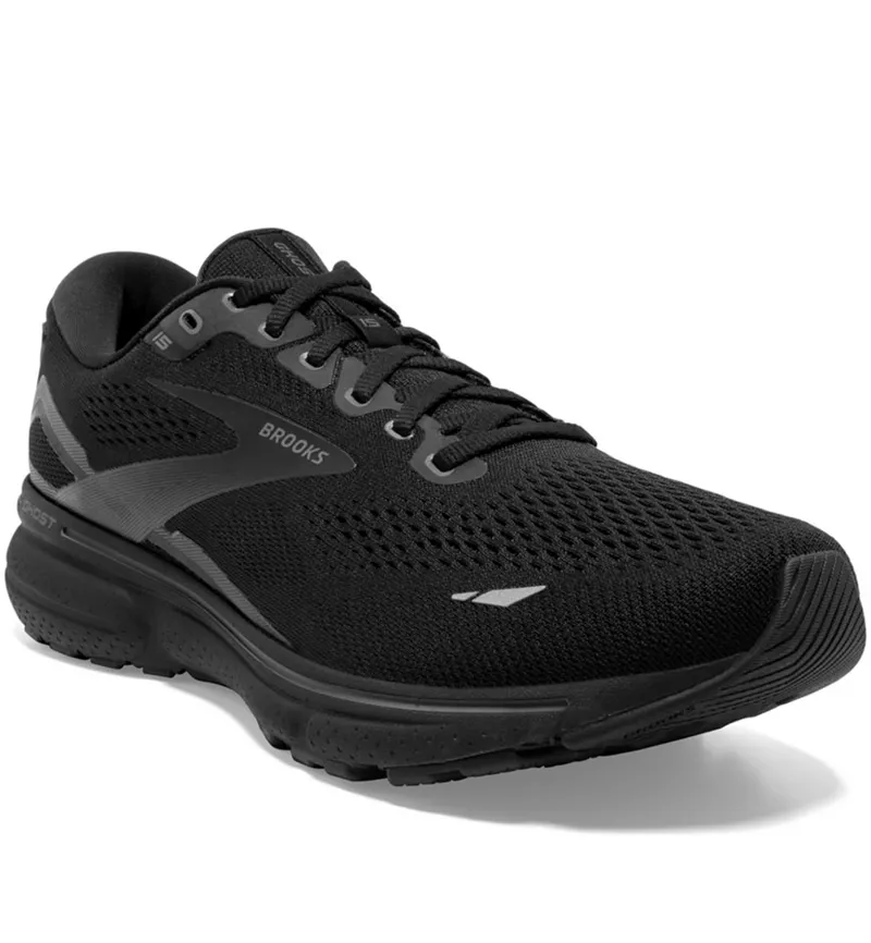 Brooks Men's Ghost 15 Black/Ebony-2